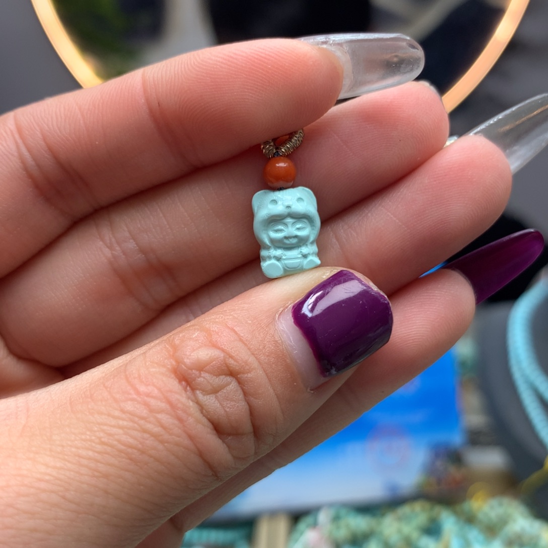 绿松石挂件未镶嵌