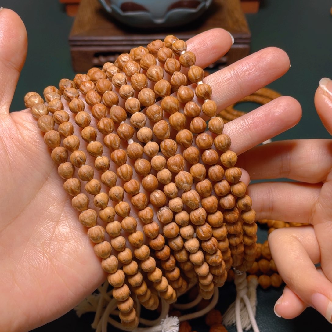 柏香籽/百香籽吊坠圣火莲花手持