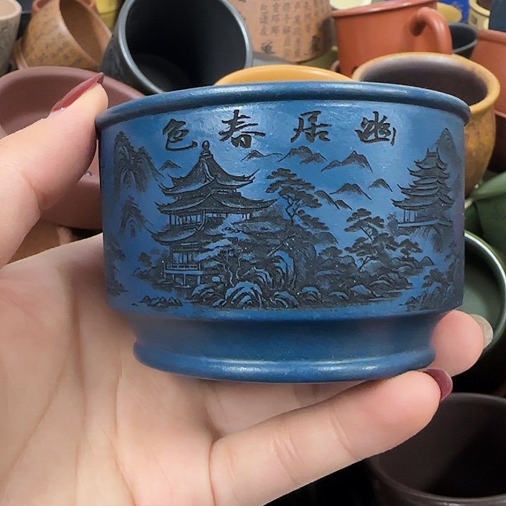 紫砂茶杯紫砂主人杯大放漏！