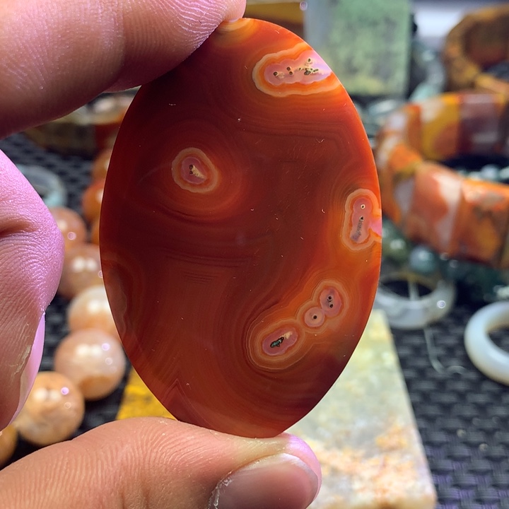 玛瑙/玉髓吊坠(赠链)未镶嵌失*.