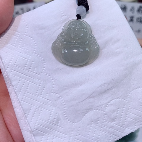 颈饰未镶嵌翡翠佛公