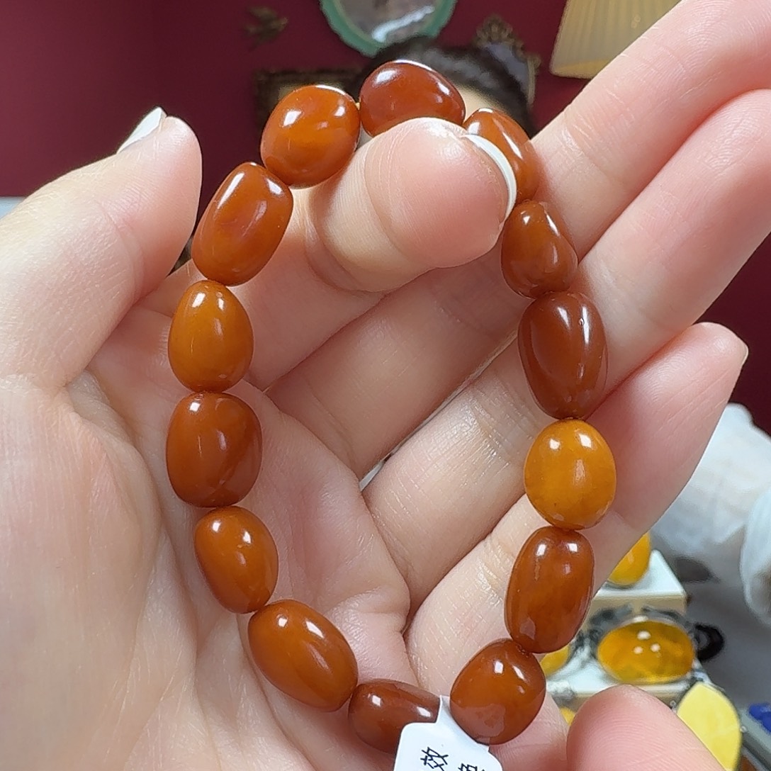 手链蜜蜡未镶嵌手串