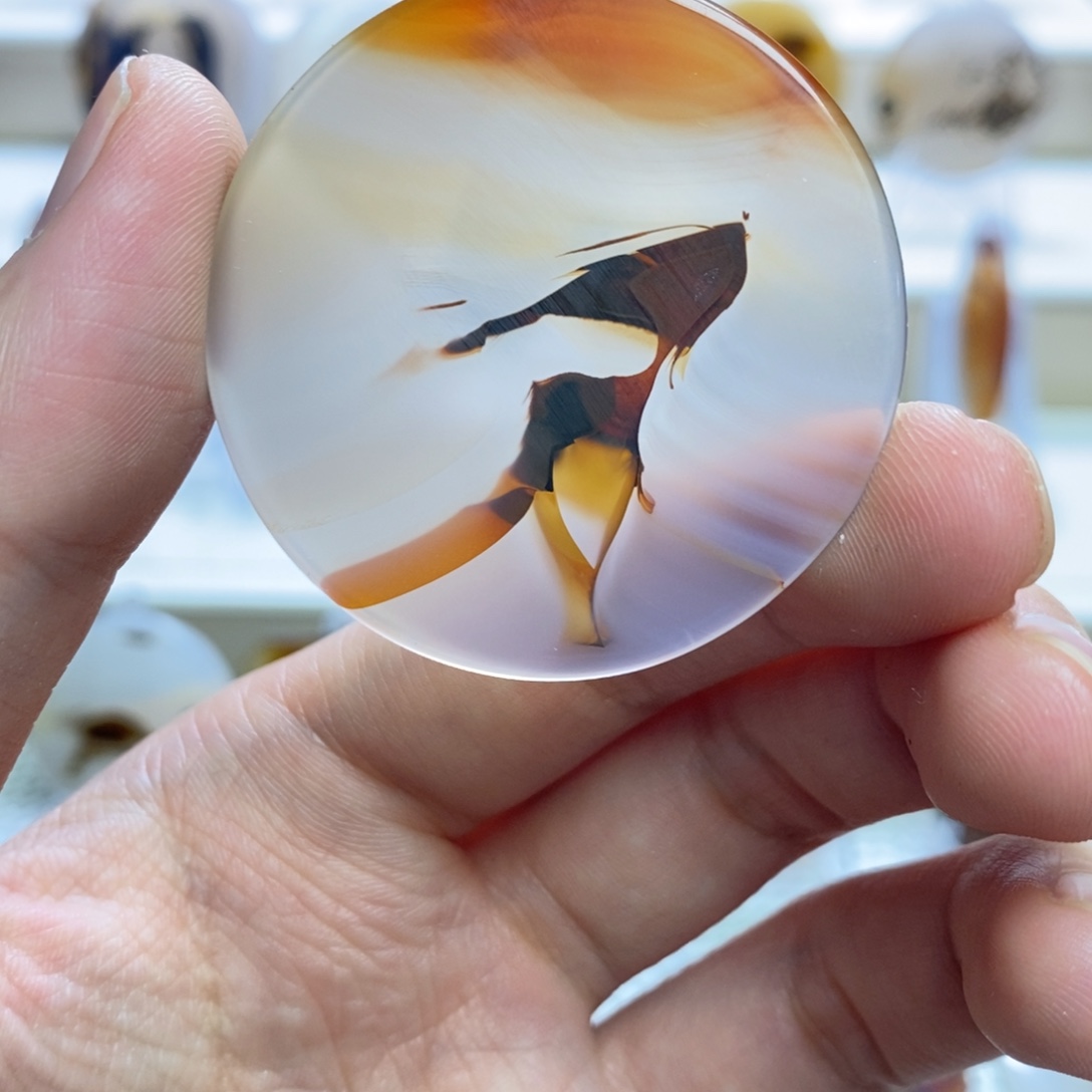 玛瑙/玉髓未镶嵌吊坠(不含链)