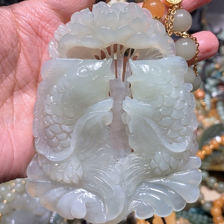 岫玉毛衣链未镶嵌