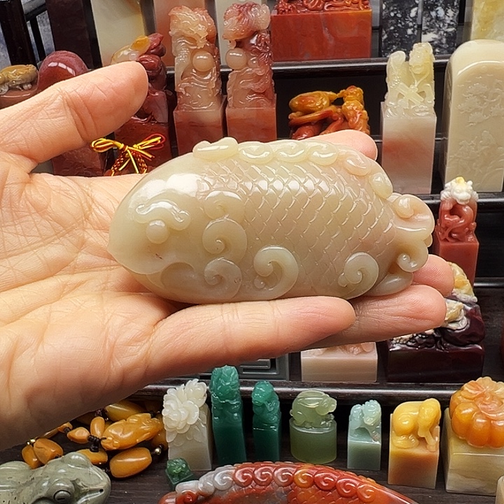 东***柏寿山石印石寿山石手工雕刻