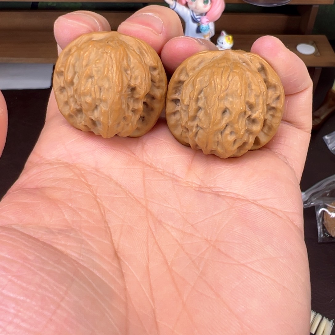 文玩核桃把件野狼34