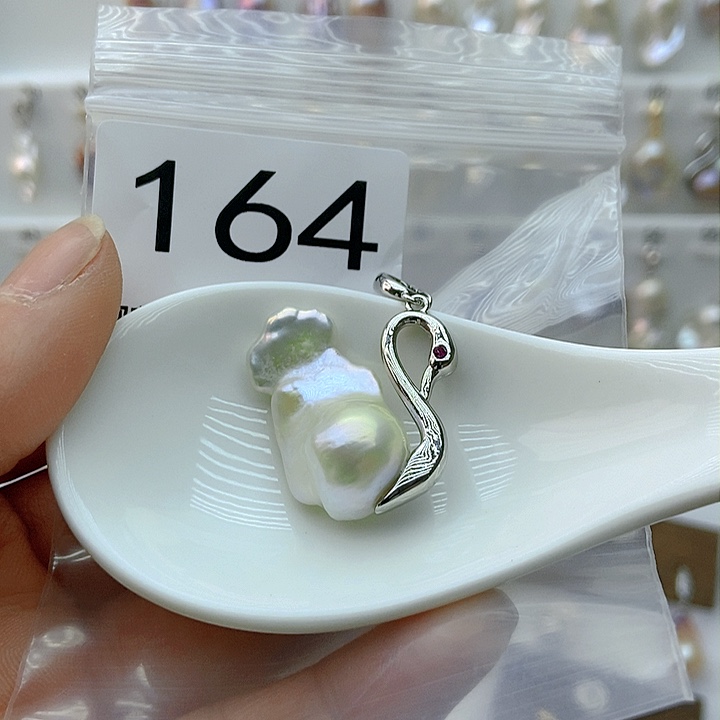 淡水珍珠颈饰银S925镶嵌