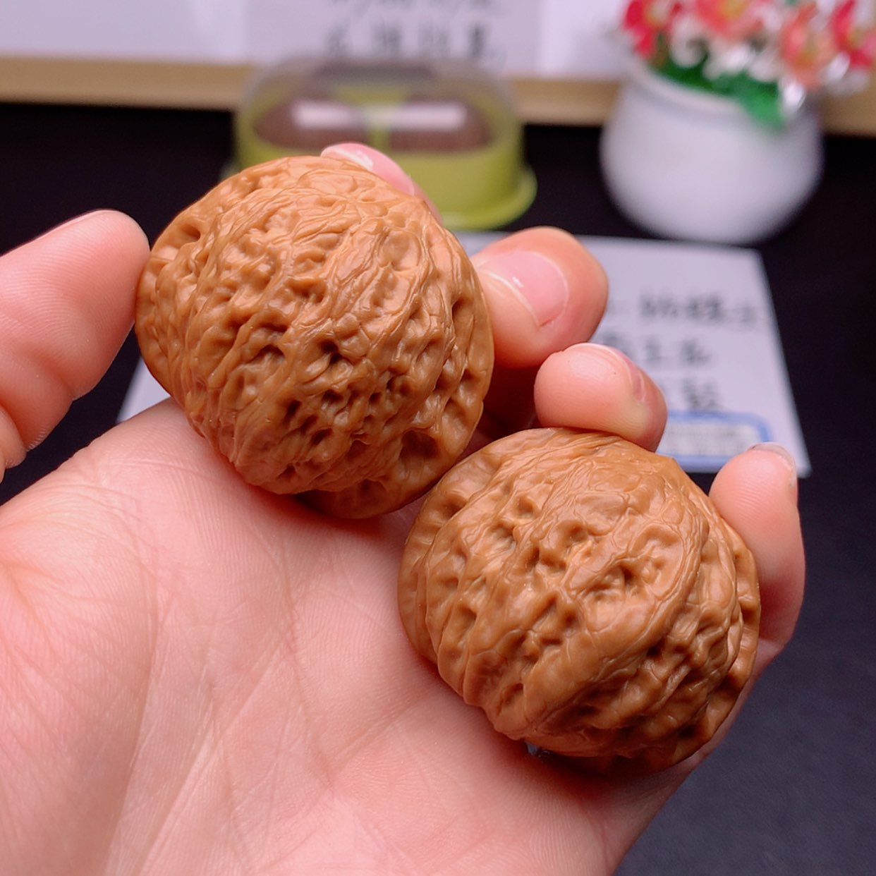 【闪购商品】文玩核桃把件铁锤40微修