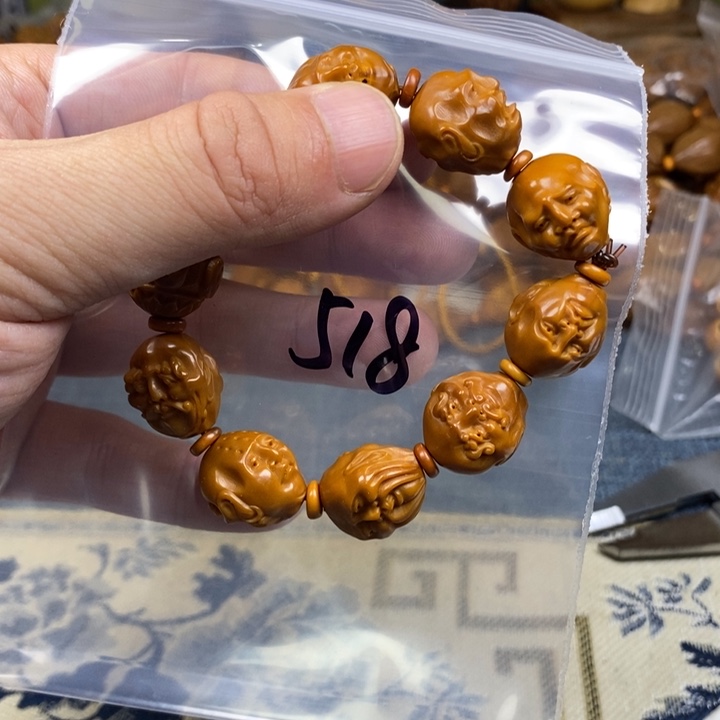 橄榄核手串/手链橄榄核雕工艺手串