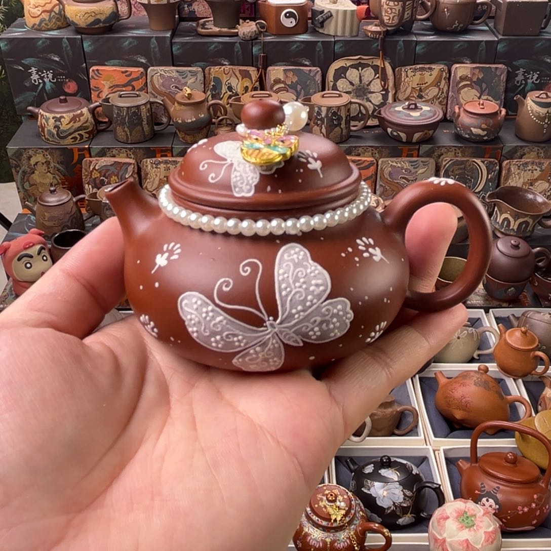 茶壶紫砂135cc原矿半手工