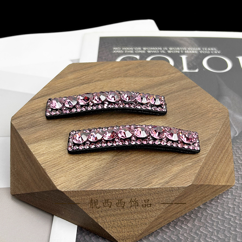 【LXX靓西西】7017 精致优雅BB夹减龄感6厘米碎发夹一对装