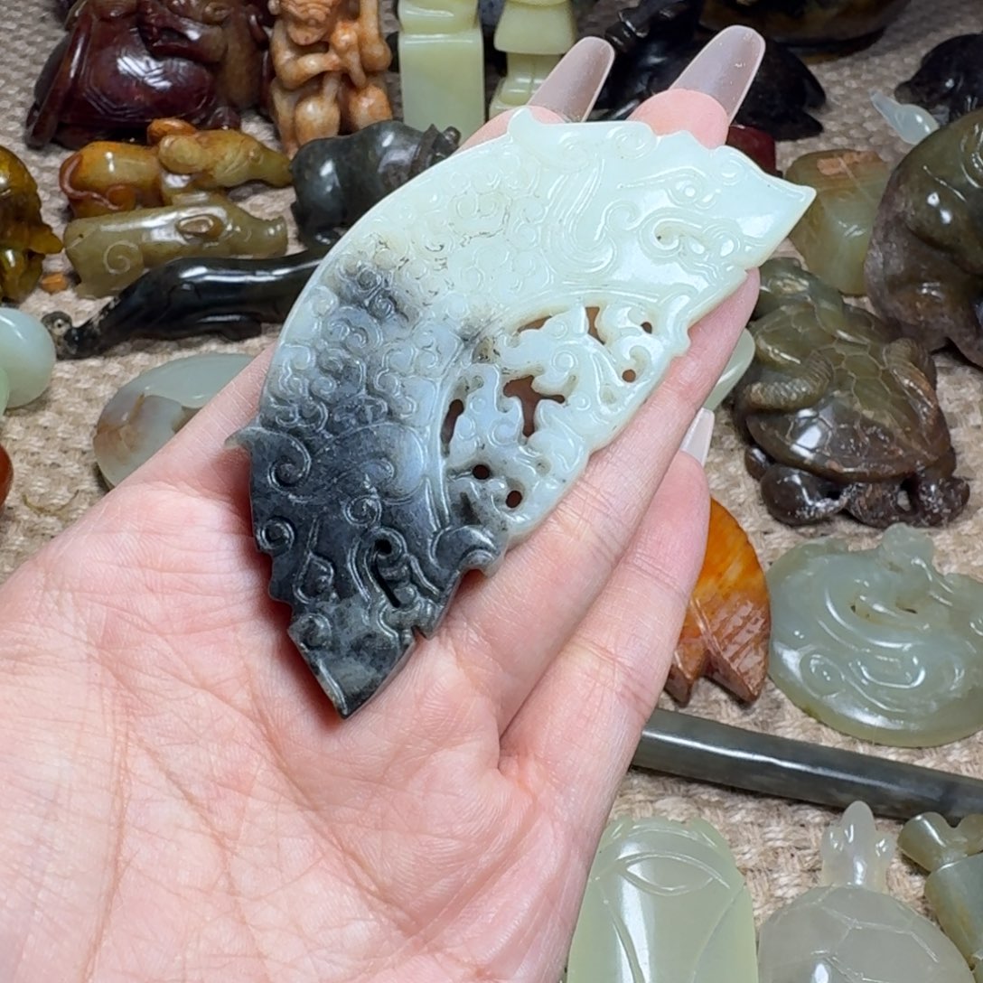 白玉菩提吊坠挂件