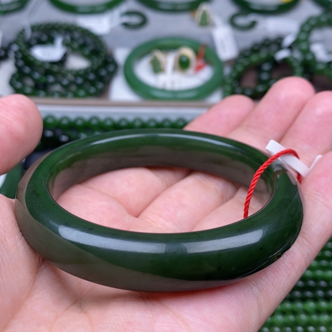 未镶嵌手镯和田玉（碧玉）喵*