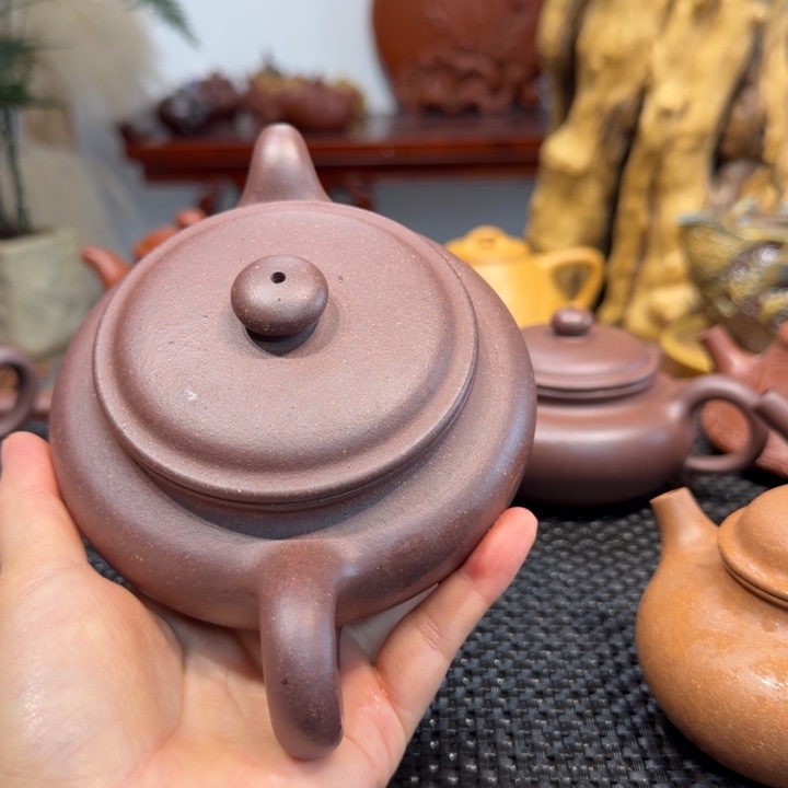 ****꧂茶壶紫砂底槽清扁鼓280cc特价