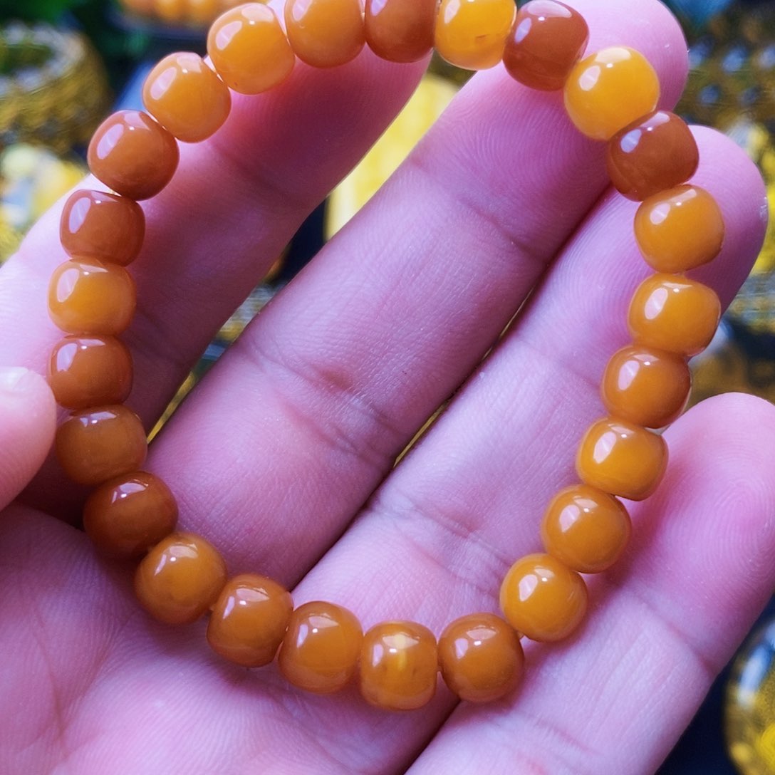 【闪购商品】手串蜜蜡未镶嵌微瑕