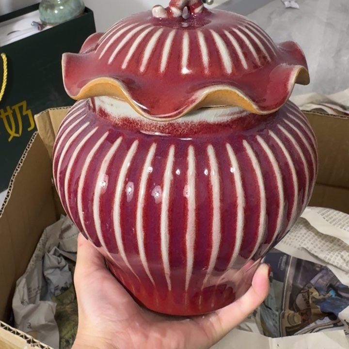 陶摆件郑家钧窑摆件