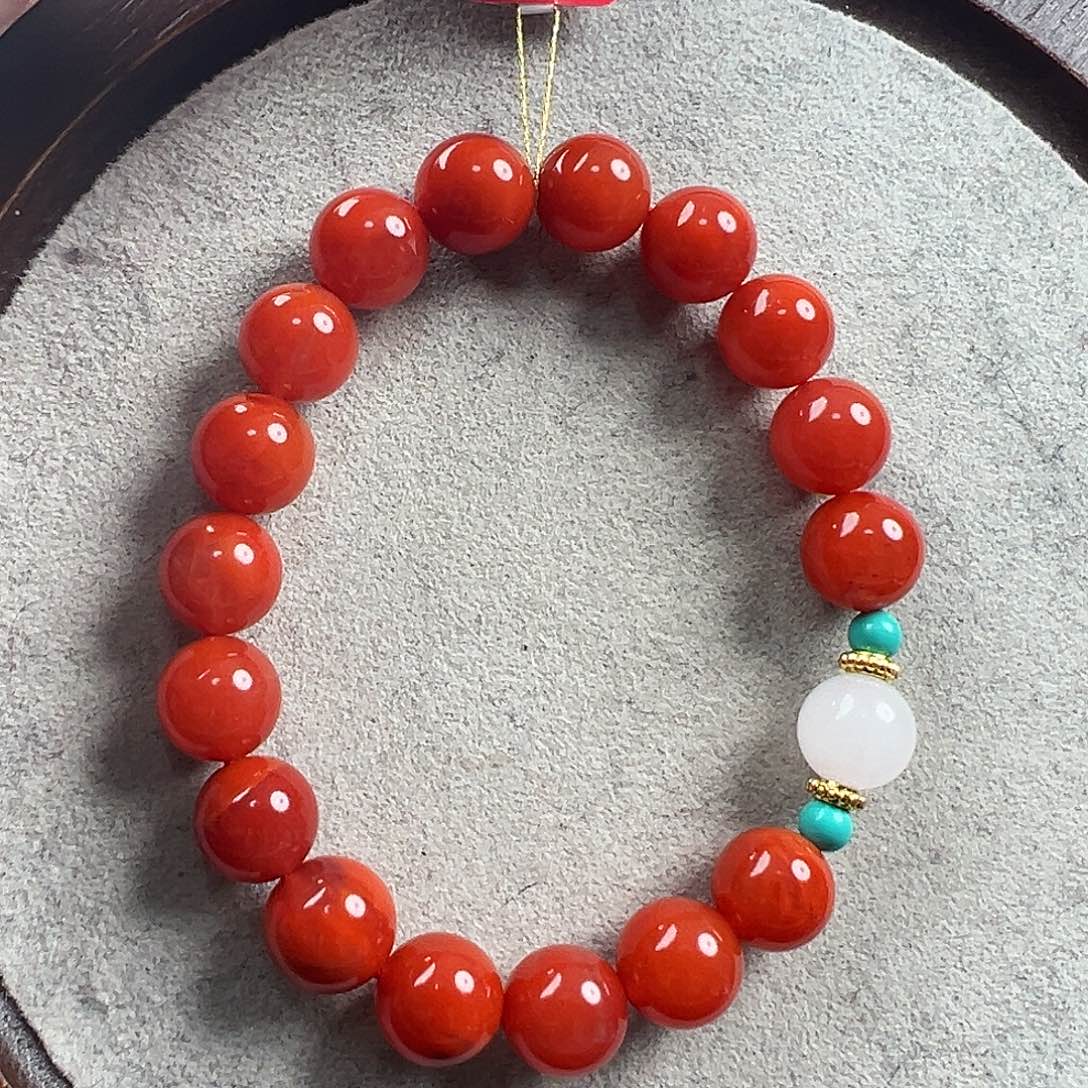 南红玛瑙南红单圈未镶嵌