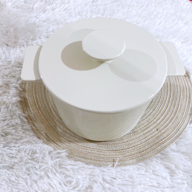 （白色）Julia铸铁珐琅锅18×13.5cm