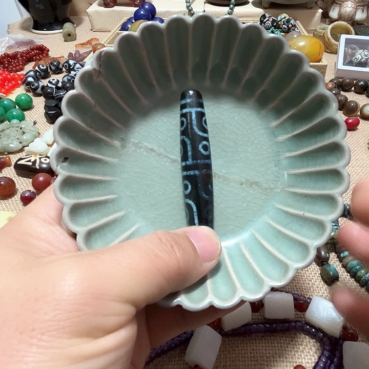 摆件瓷器老物件摆件手工