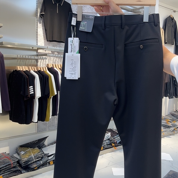 高品质商务西裤黑色35码