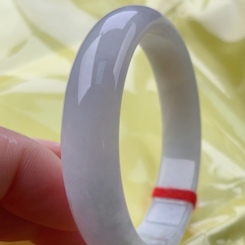 翡翠手镯未镶嵌正54无纹裂48小时鉴赏期