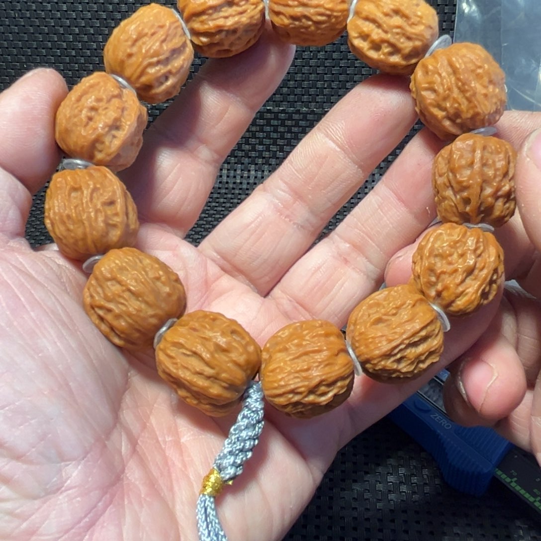 文玩核桃吊坠原生金蟾20