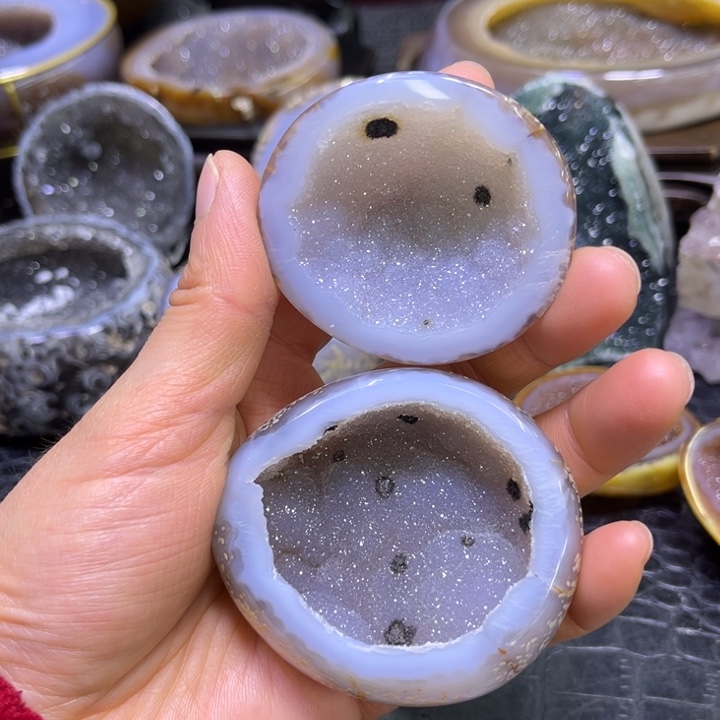 未镶嵌珠宝半成品水晶软糖盆