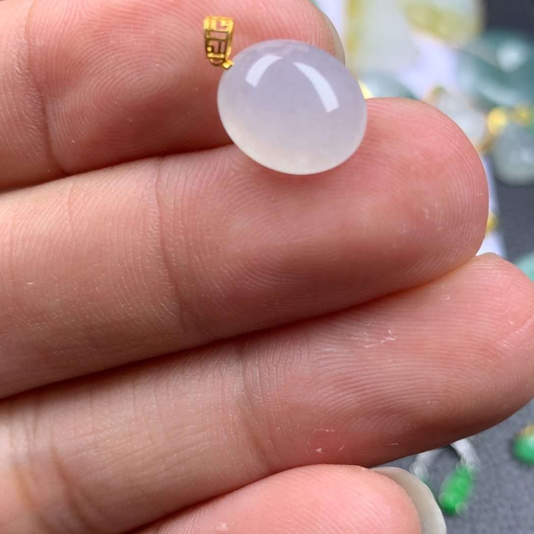 【闪购商品】翡翠18K金镶嵌颈饰翡翠