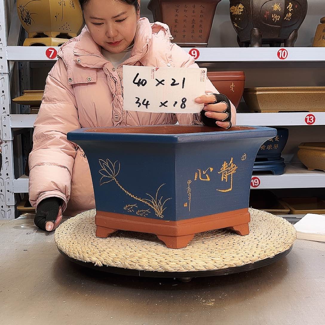 紫砂花盆紫砂花盆