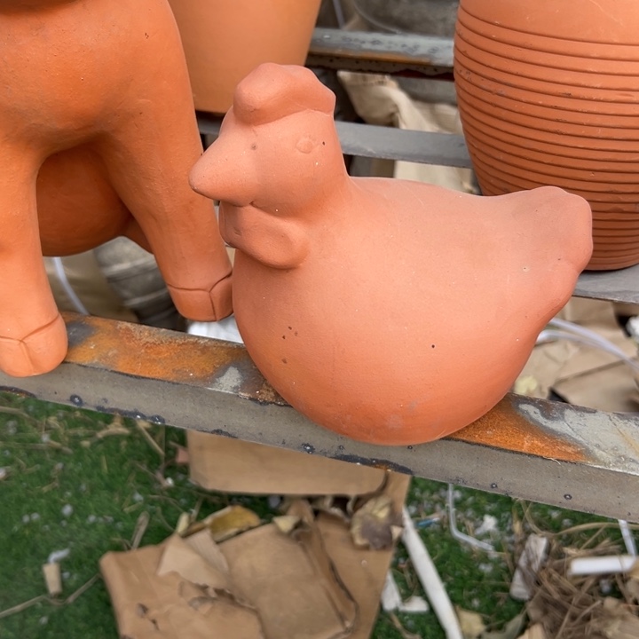 旋***子16×17 高温加厚红陶