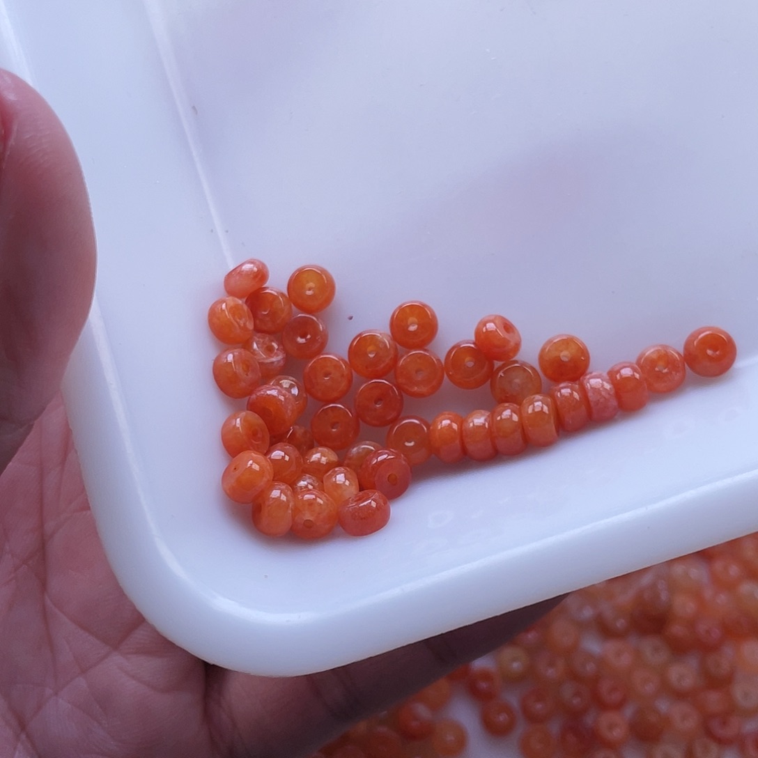 翡翠手链未镶嵌水**μ翡翠