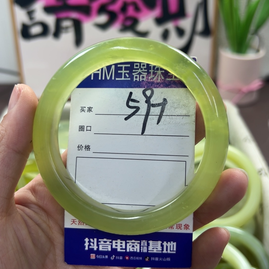 蛇纹石玉手镯未镶嵌449