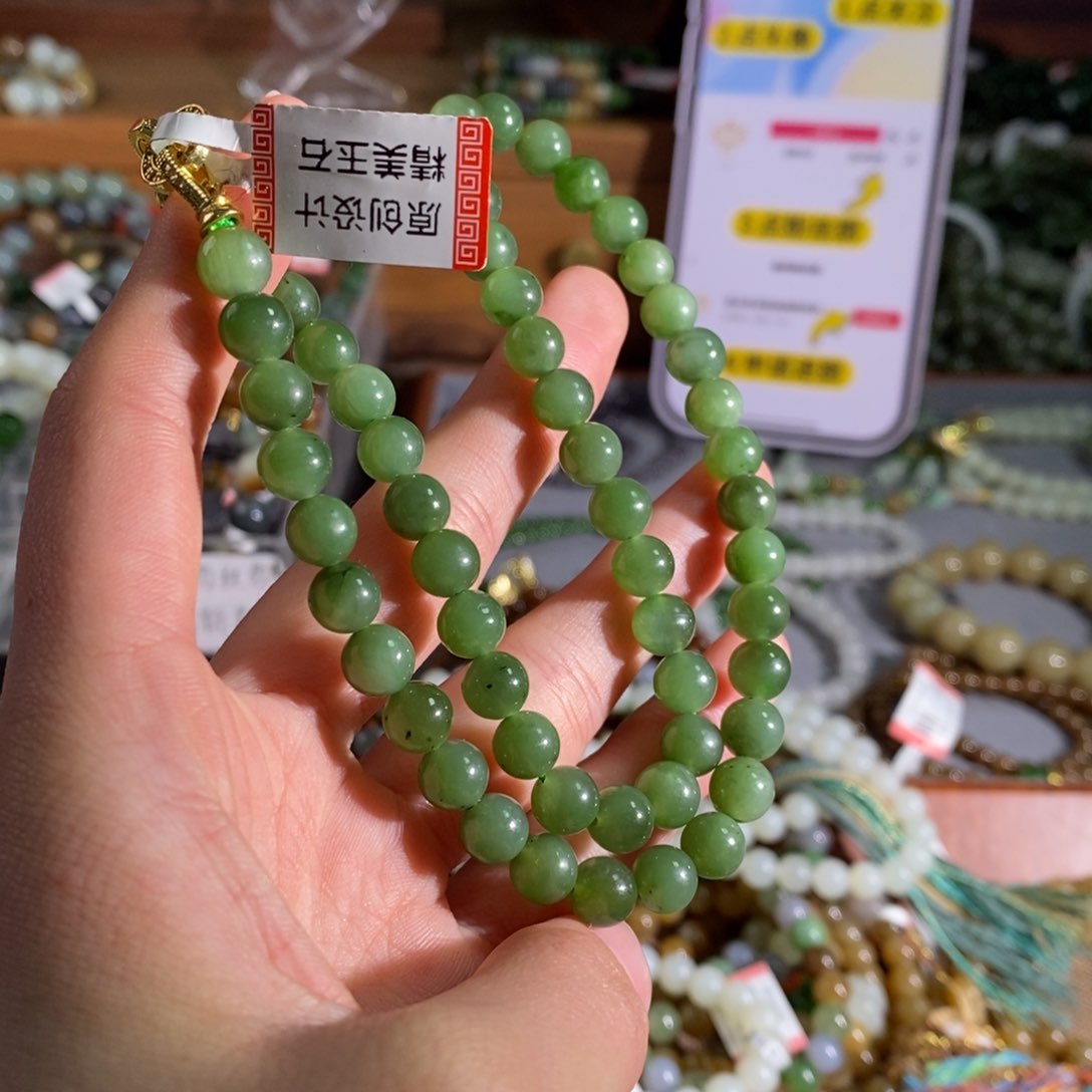 和田玉手链未镶嵌