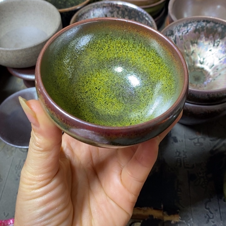 向***尼茶盏建阳建盏微瑕柴烧