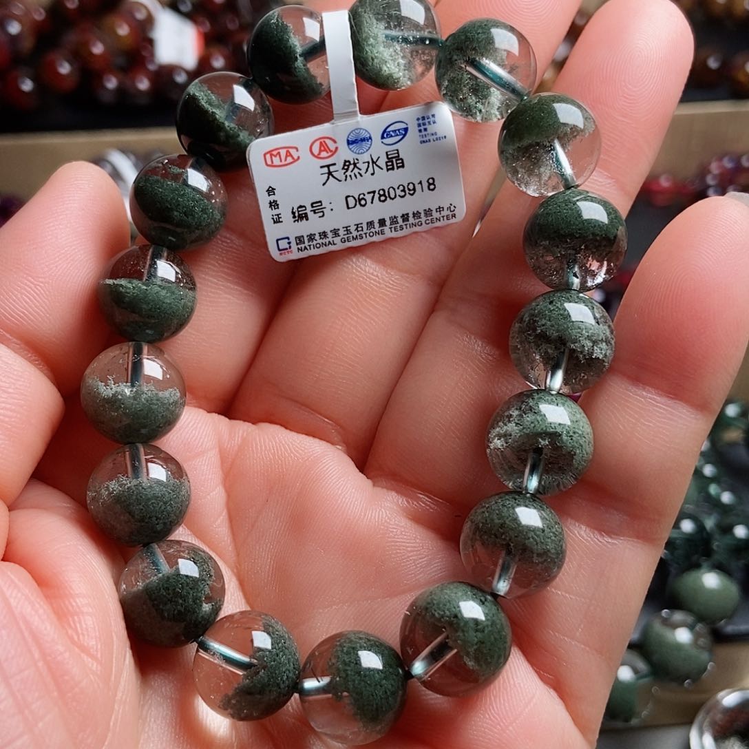 水晶手链未镶嵌绿幽灵12