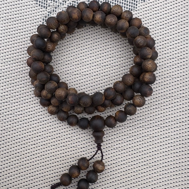 沉香张勺子08-31克沉水浮圆珠多圈多样性发一条