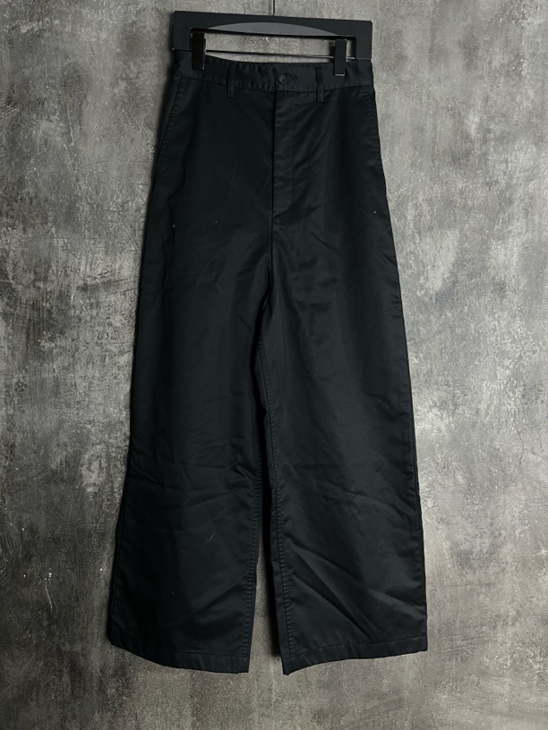 全新未使用 Balenciaga/巴黎世家 34码*1/西裤黑阔腿裤/04200