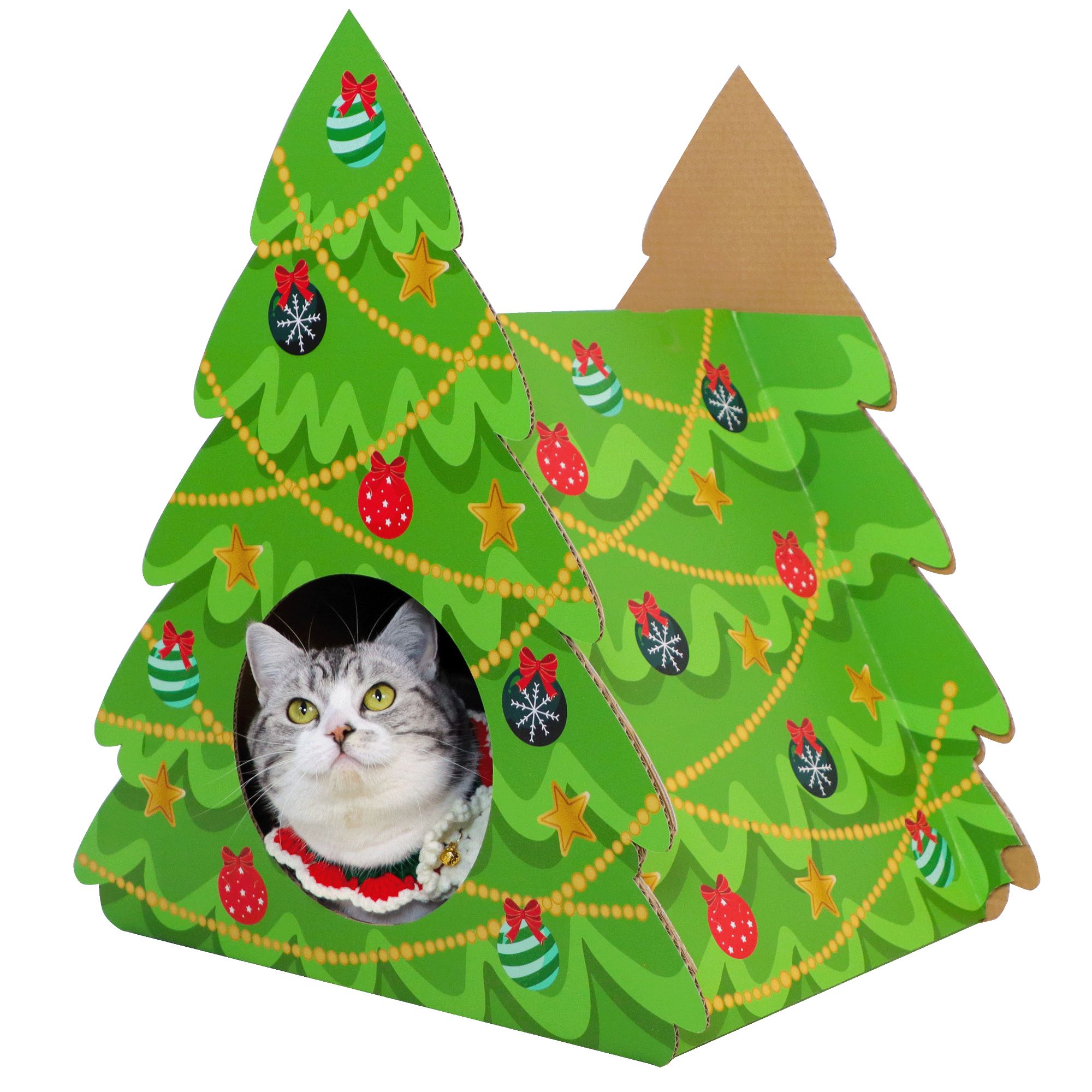 胖安安-圣诞树猫窝