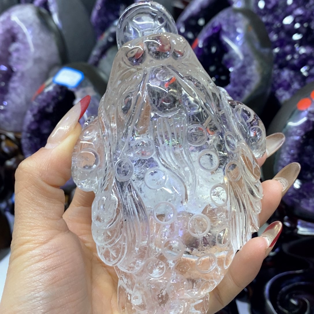 水晶摆件婷未镶嵌