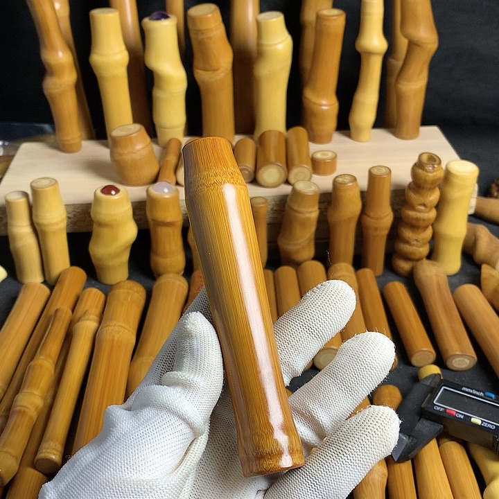 【闪购商品】南*?实心玉竹红皮大花瓶