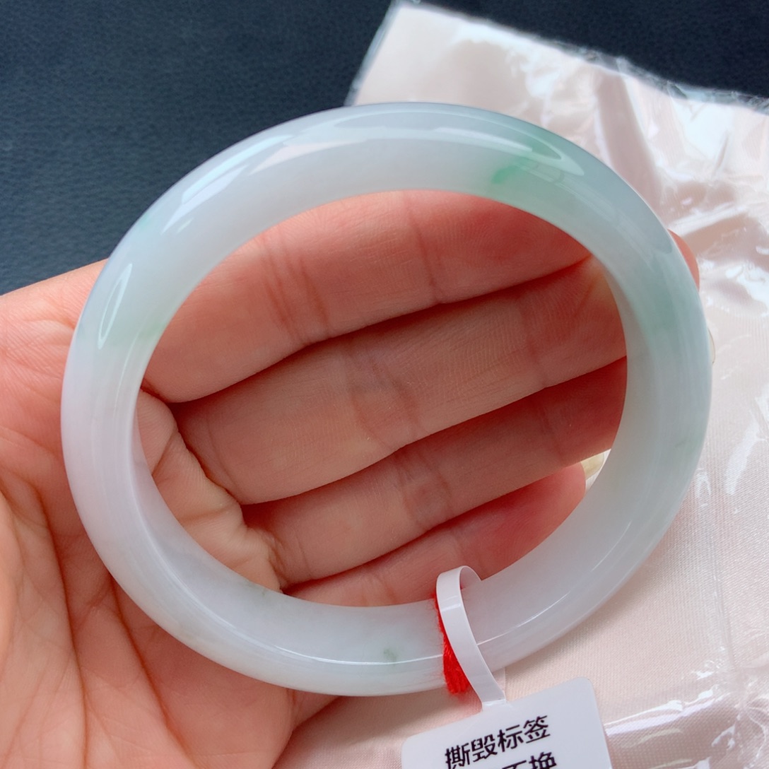 未镶嵌手镯翡翠59圈