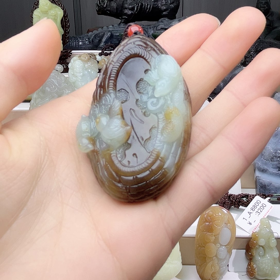 和田玉挂件未镶嵌