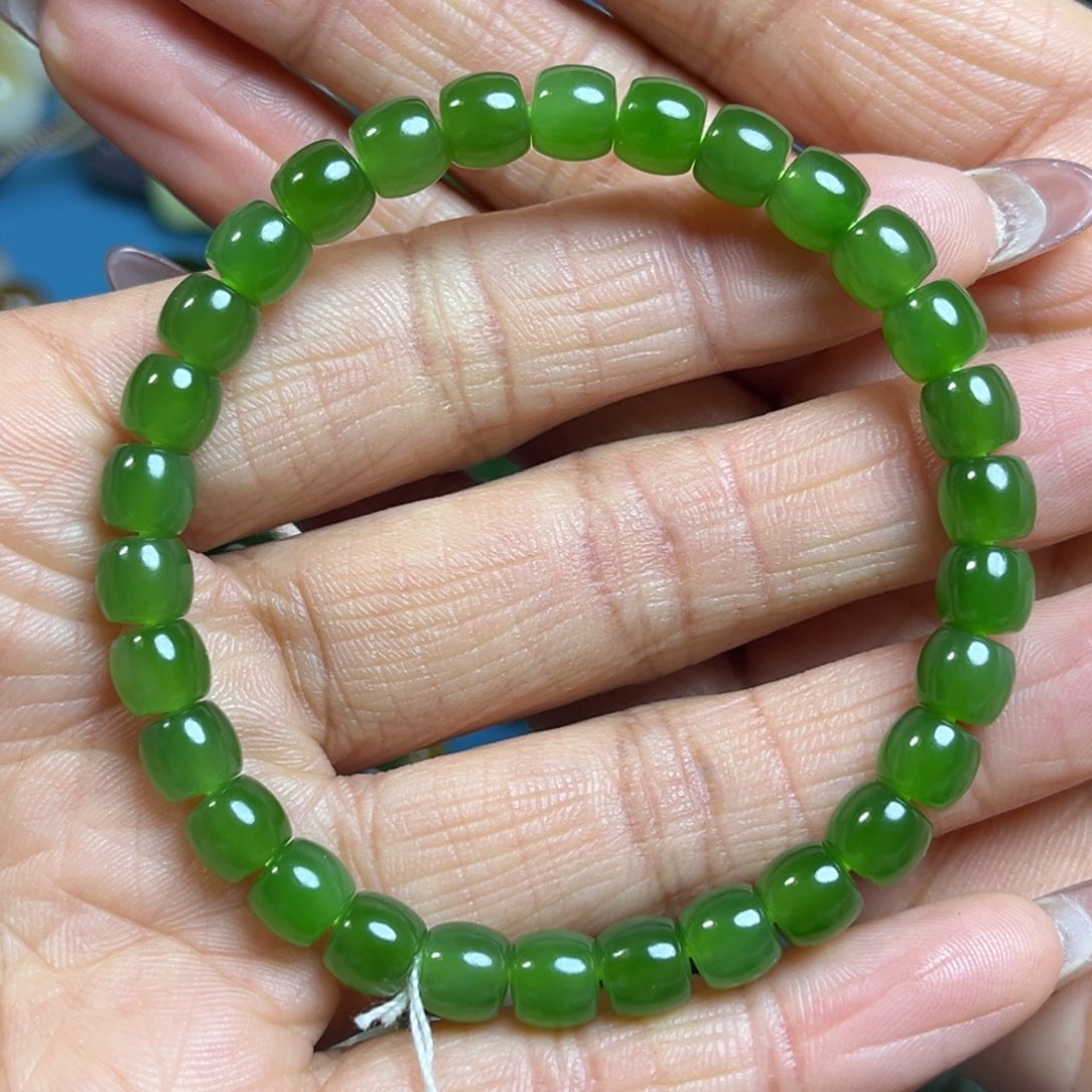 和田玉手串卡7未镶嵌