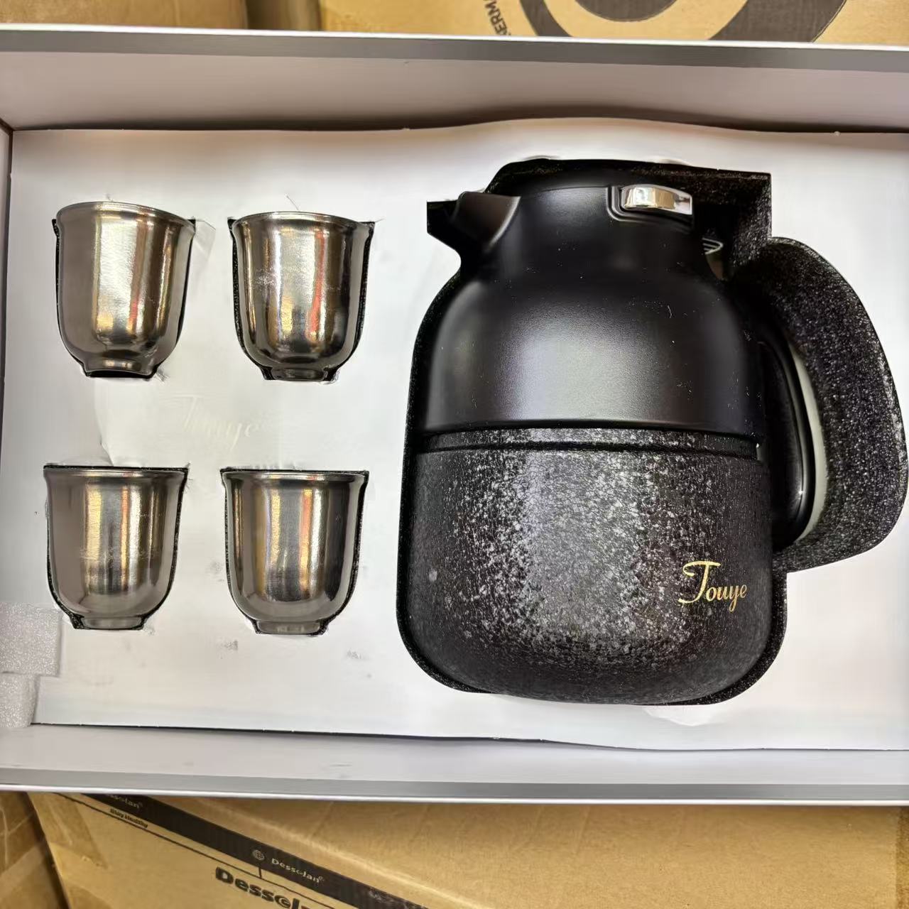 钛涂层焖烧壶套装家用
