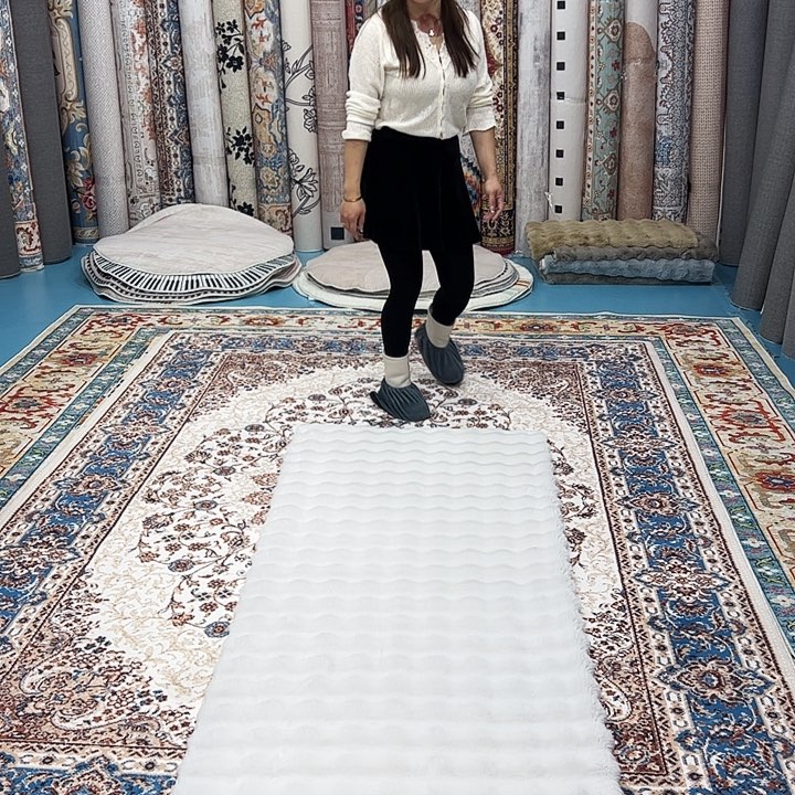 混纺定制仿兔毛泡泡球75×100尺寸误差正负1-3厘米不退换