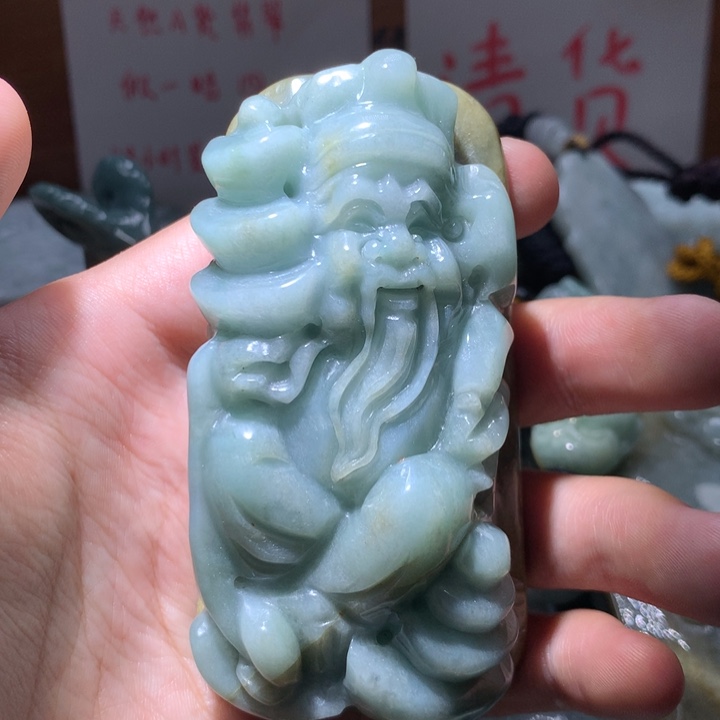 翡翠未镶嵌颈饰保真天然a货翡翠