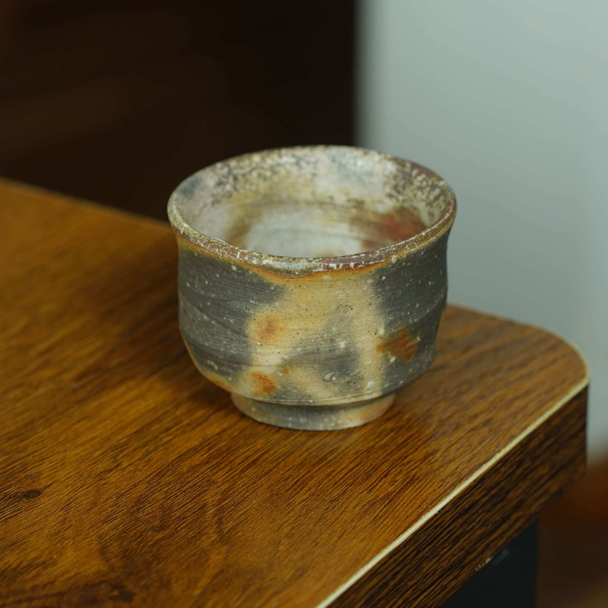  伊禾集物 日本备前烧 小西陶古 茶杯 主人杯 茶道 零配 555#
