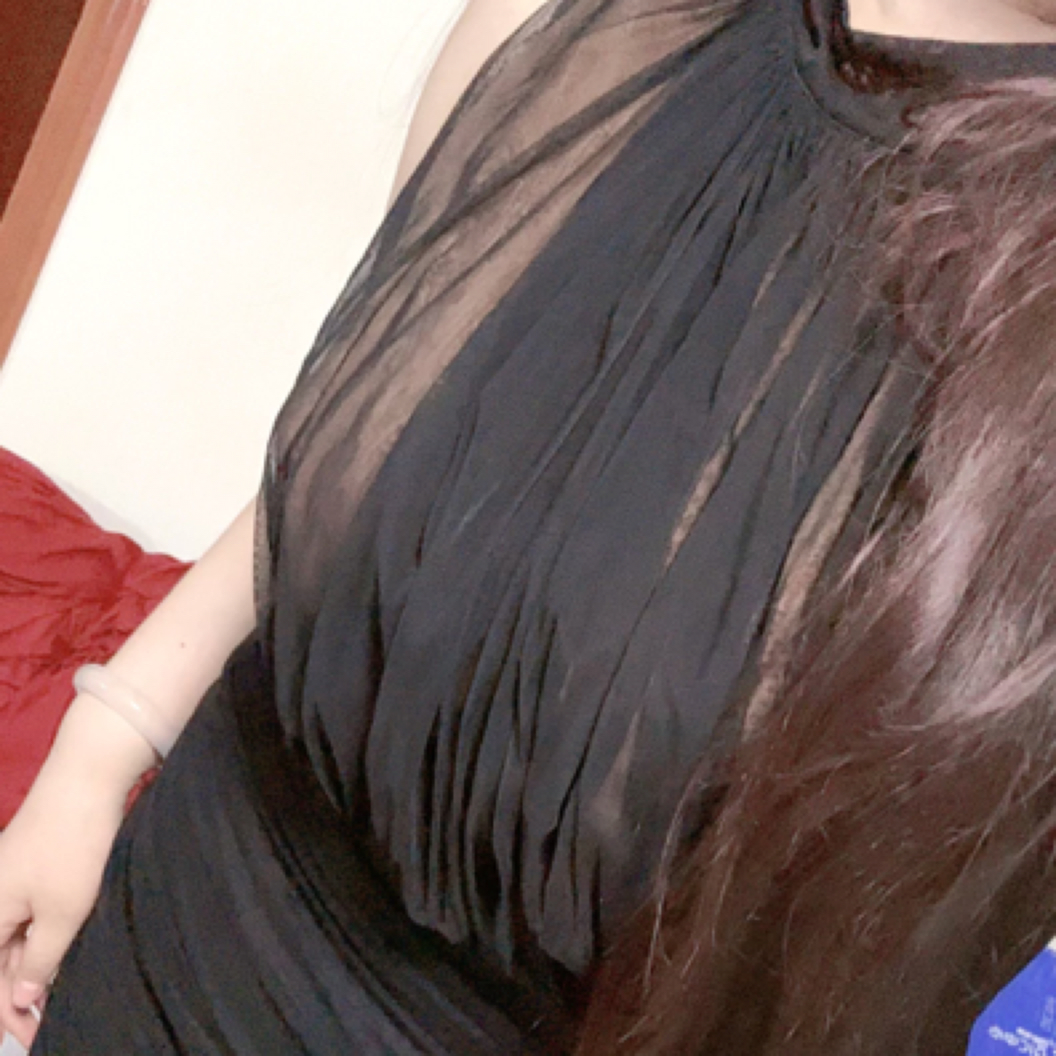 夏季法式气质网纱连衣裙高个子名媛风设计感可能会掉色介意勿拍