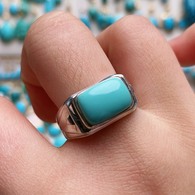 【闪购商品】绿松石配饰银S925镶嵌大**-