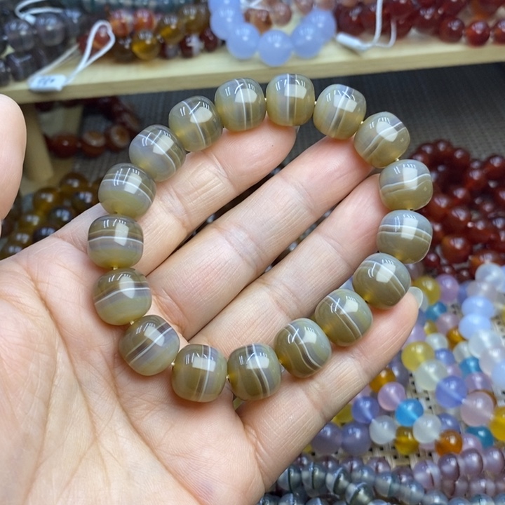 玛瑙/玉髓未镶嵌手链
